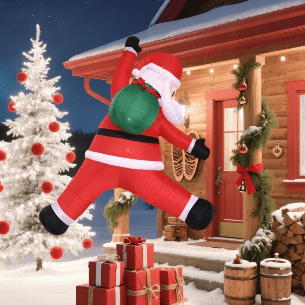 Giant Outdoor Christmas Inflatable Doll with LED Lights 120/180cm