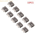 10-Pack Mini USB Type B 5-Pin Female Socket Connectors