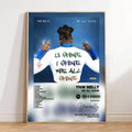 YNW Melly Waterproof Self-Adhesive Art Poster | Wall Decor