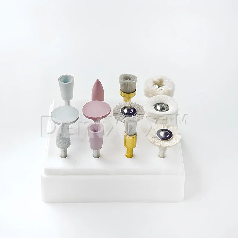 12-Pc Composite Polishing Kit 2.35mm Shank Low-Speed Tools