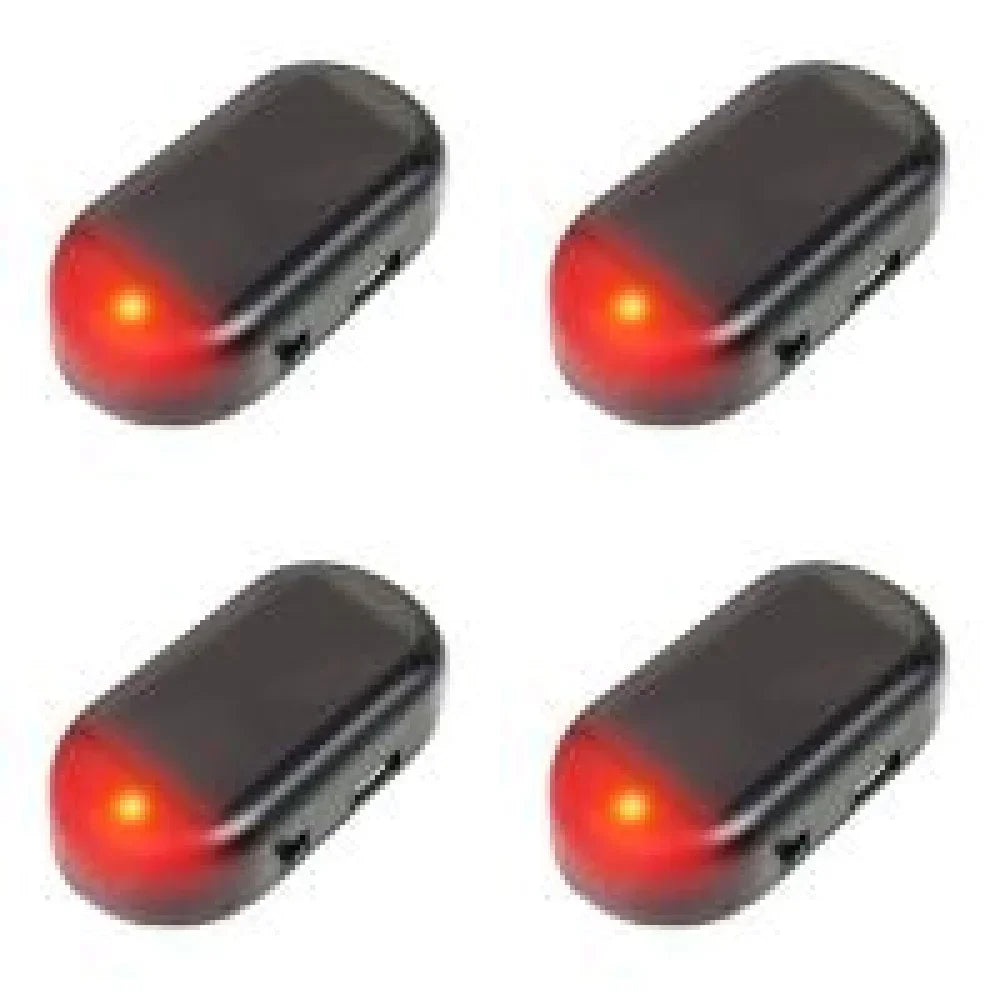 Solar Simulated LED Warning Light – Car Anti-Theft Deterrent
