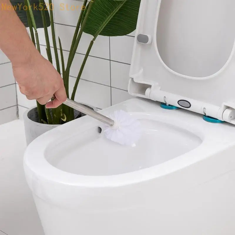 Stainless Steel Toilet Bowl Brush with Extended Handle