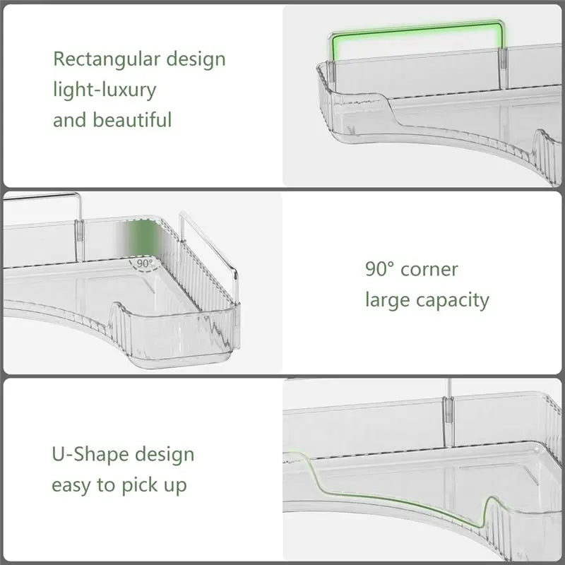 Corner Bathroom Countertop Organizer – 2 & 3 Tier Cosmetic Rack