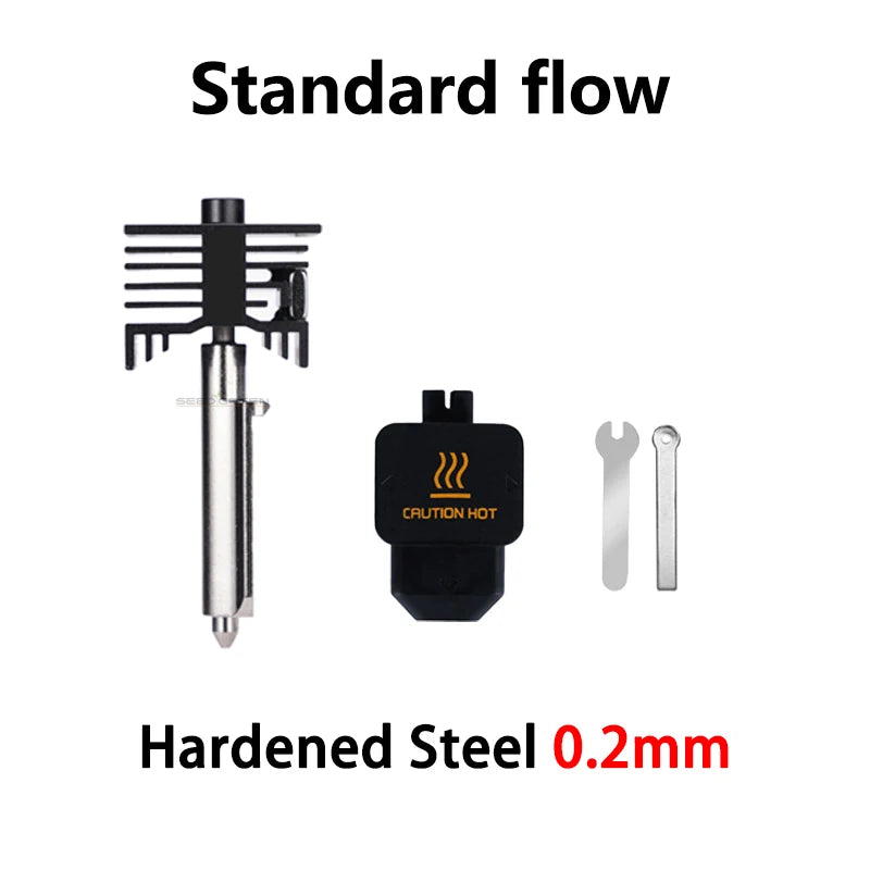 H2D Hotend Nozzle Kit for Bambu Lab – 0.2/0.4/0.6/0.8mm