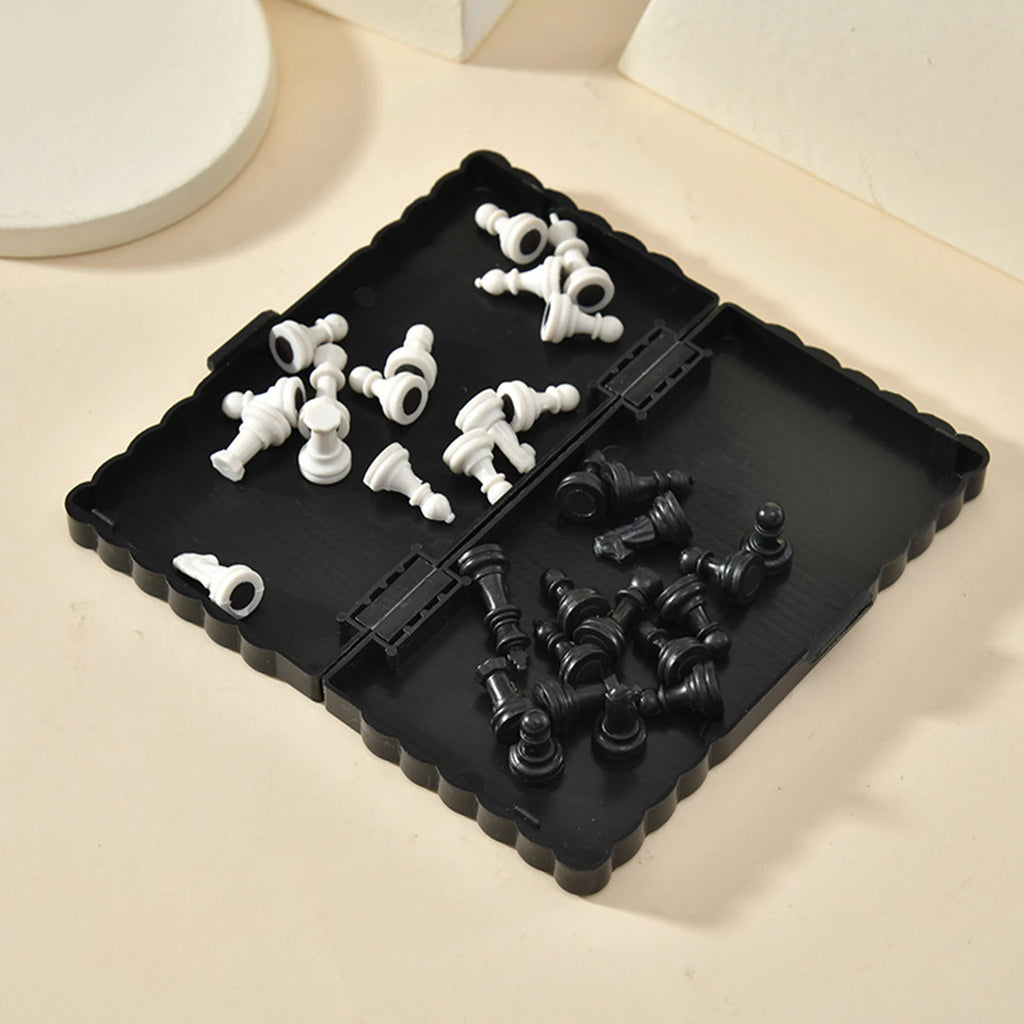 Portable Mini Magnetic Chess Set – Foldable Travel Board Game