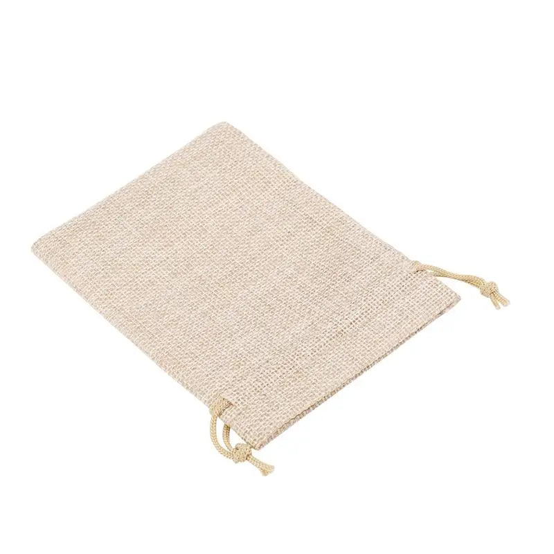 160-Pack Burlap Drawstring Gift Bags 13x10cm – Jewelry Pouches
