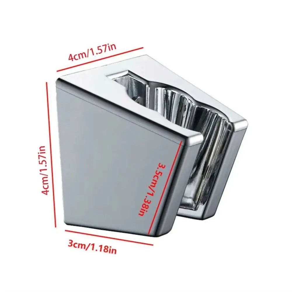 Square Adjustable Shower Head Holder Wall Mount – ABS Plastic