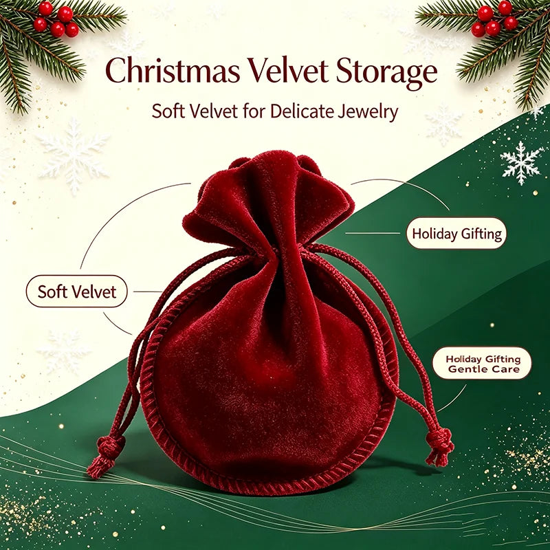 10-Pack Velvet Drawstring Gift Bags Gourd-Shaped Pouches