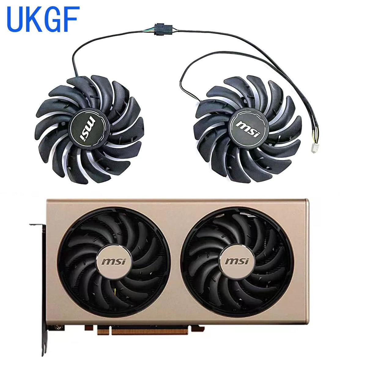 PLD09210S12HH GPU Fan for MSI RX 5700 Evoke GP OC Replacement