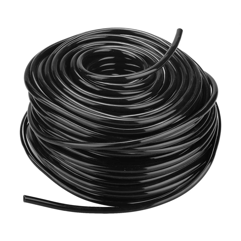1/4 Inch Flexible PVC Drip Irrigation Hose – Black, 10–50m