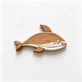 Cute Wooden Sea Fish Refrigerator Magnets – 1/5 Pcs Set