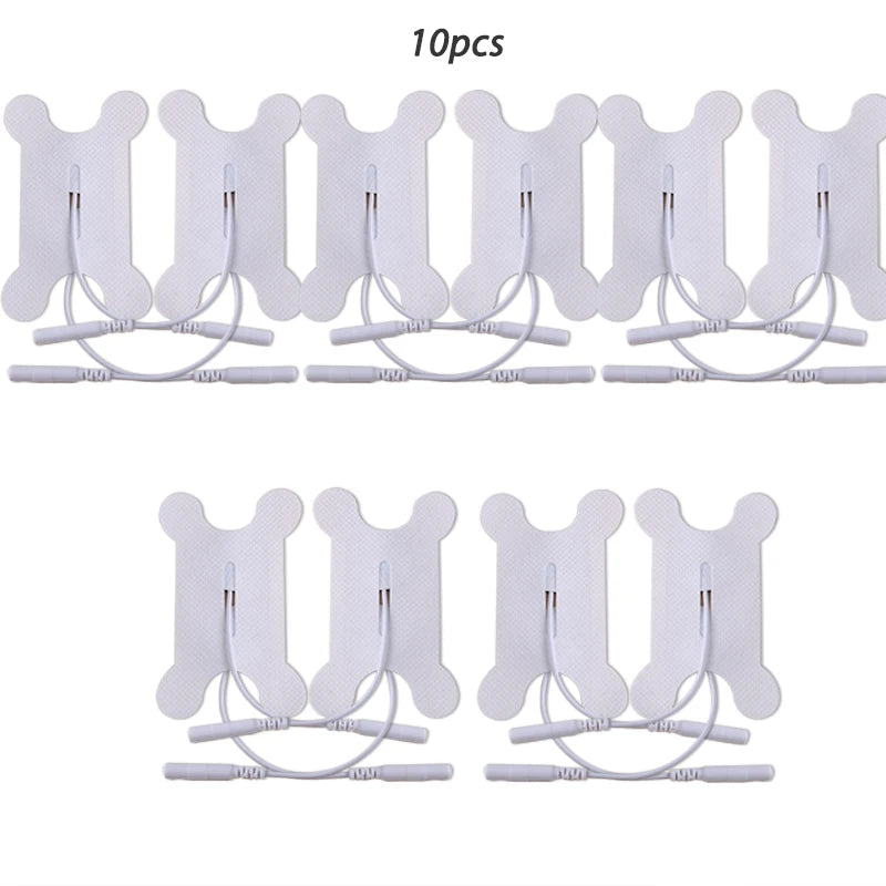 Snap-On 2mm Electrode Pads – Reusable Self-Adhesive Gel Pads
