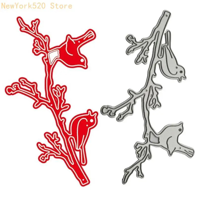 Bird Singing Carbon Steel Cutting Die – DIY Scrapbook Craft