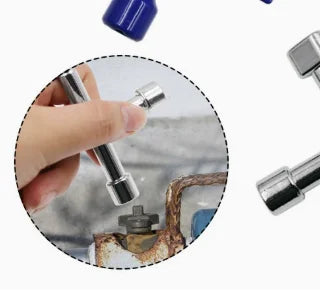 4-in-1 Utility Wrench – Square Triangle Cross Key Tool