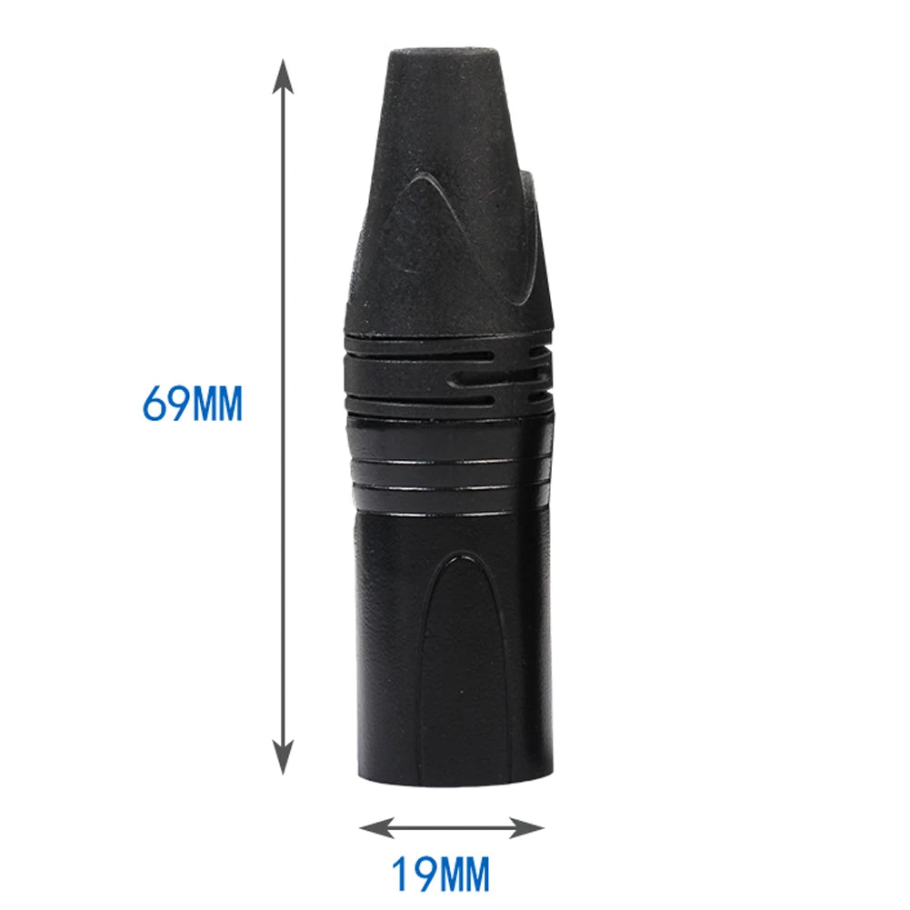 XLR 3-Pin Male Solder Plug Connectors 10-Pack – DIY MIC Cable