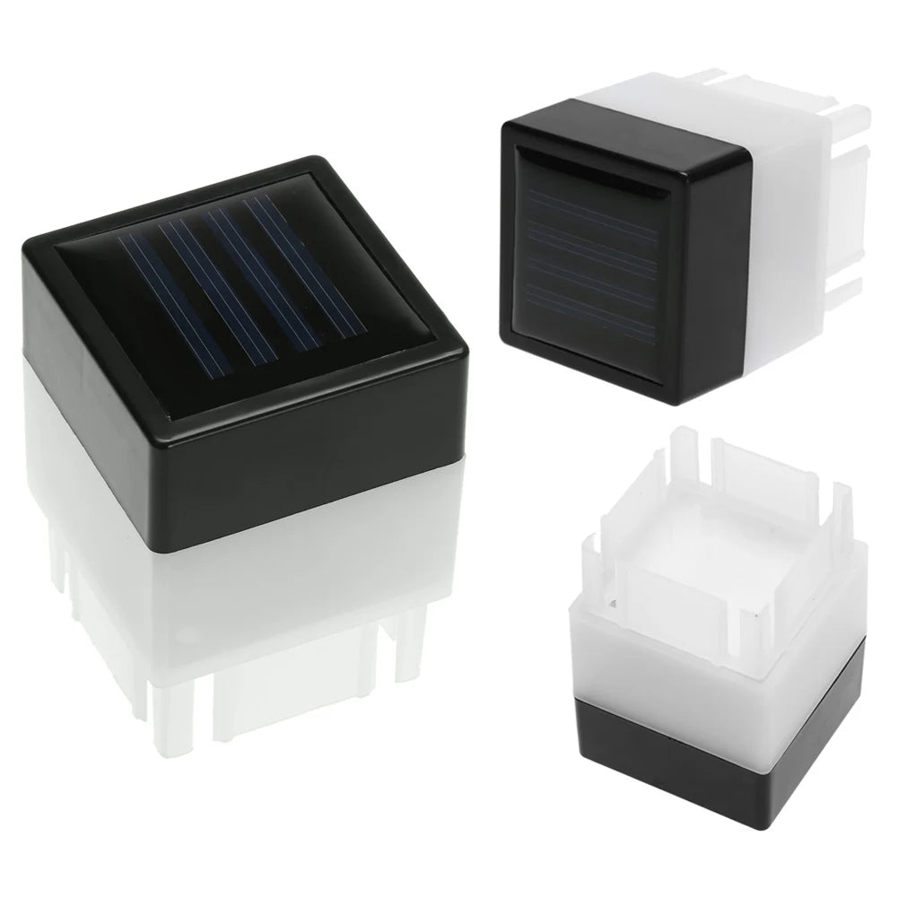 Solar LED Fence Post Light – Waterproof Outdoor Garden Lamp