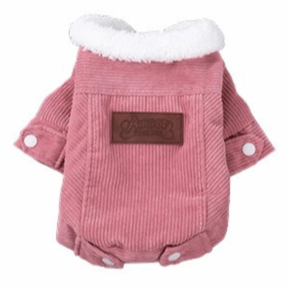 Winter Fleece Dog Vest Coat – Windproof for Small & Medium Dogs