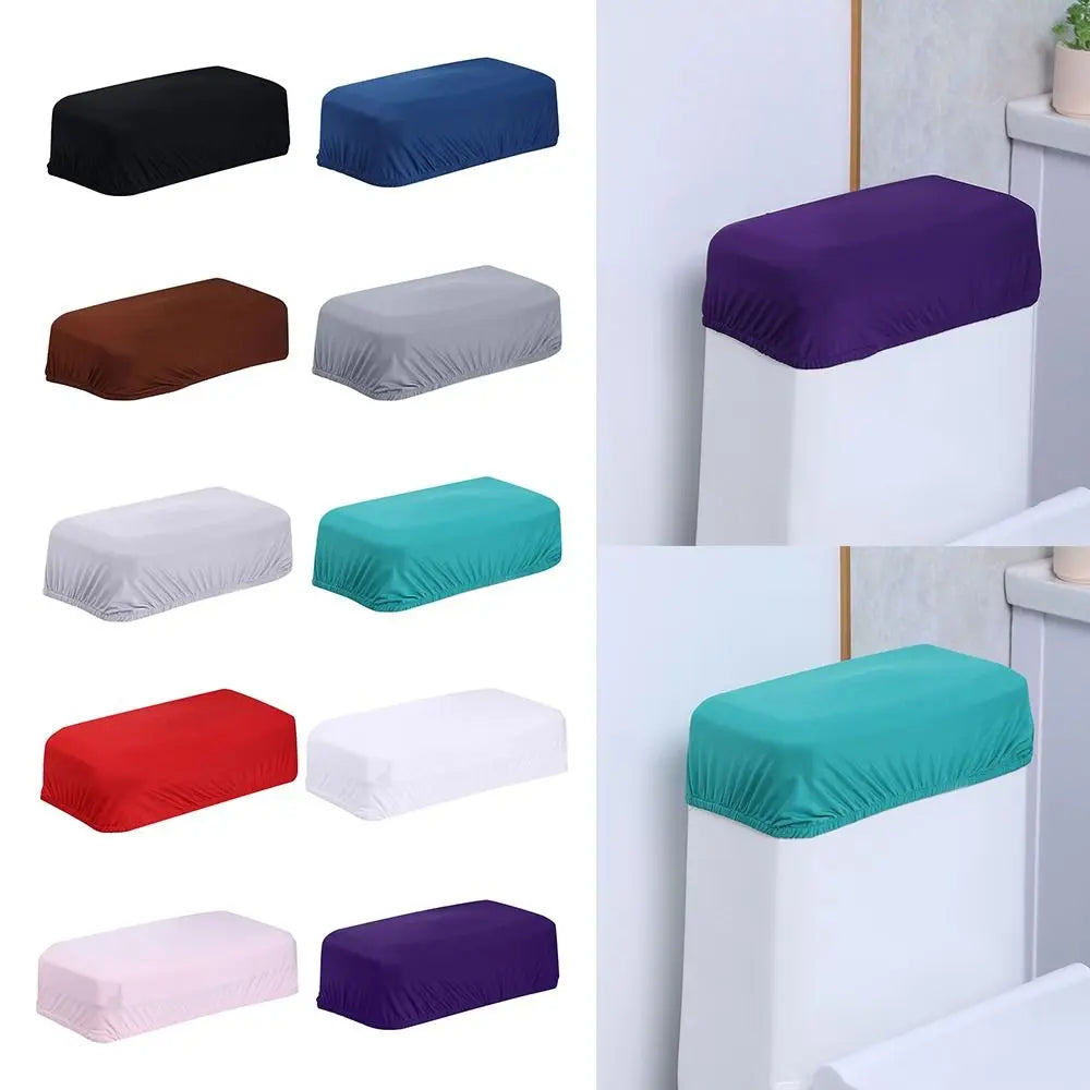 Stretch Washable Toilet Tank Dust Cover – Universal Fit