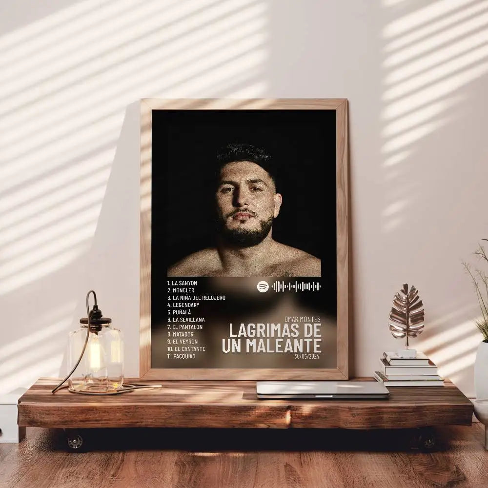 Omar Montes Self-Adhesive Art Poster – Waterproof Wall Sticker