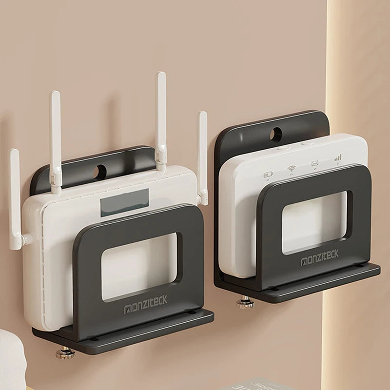 Adjustable Wall Mount for Router, Modem & TV Box
