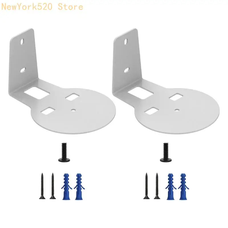 White Metal Wall Brackets for Era100 Speaker – Flexible Mount
