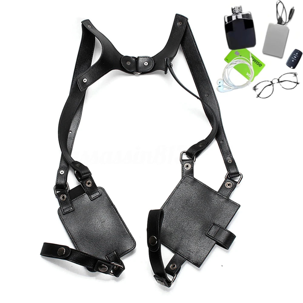 Underarm Shoulder Holster Wallet – Anti-Pickpocket PU Bag