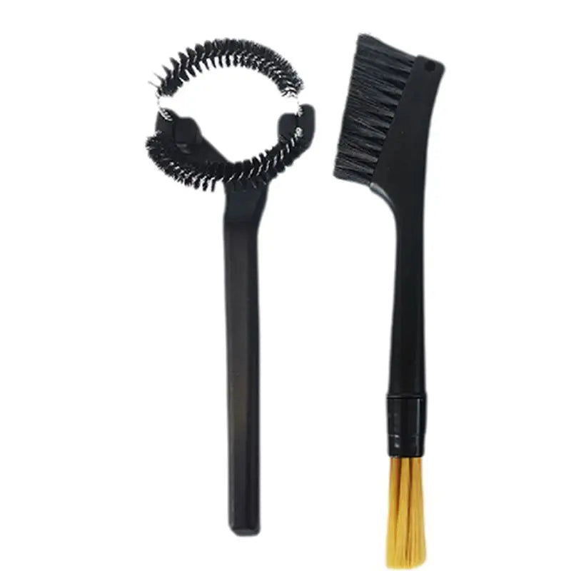 Coffee Machine Cleaning Brush Set – Arc & Double-Head 58mm
