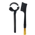 Coffee Machine Cleaning Brush Set – Arc & Double-Head 58mm