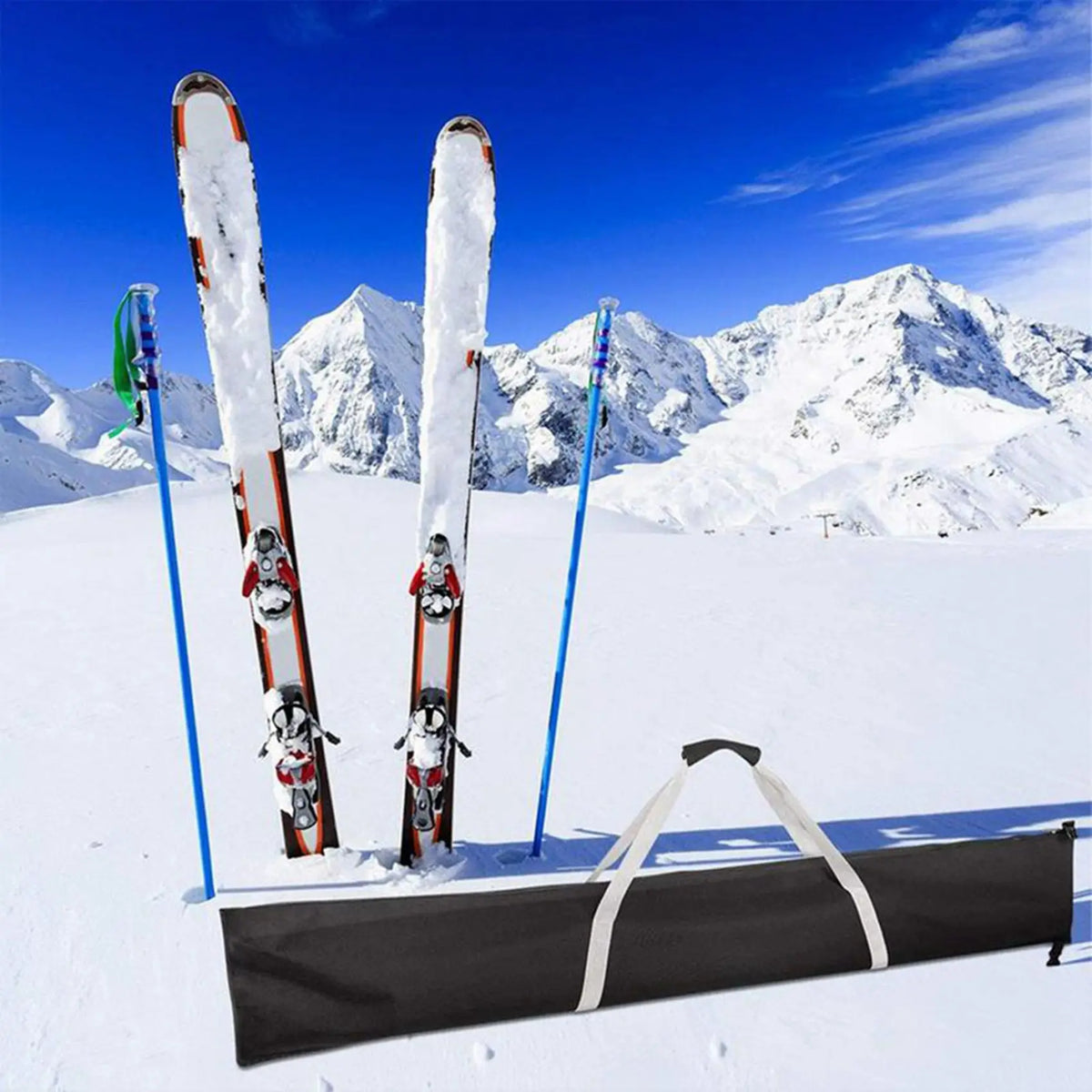 Waterproof Ski Bag – Adjustable Ski & Snowboard Carry Bag (2-Pack)
