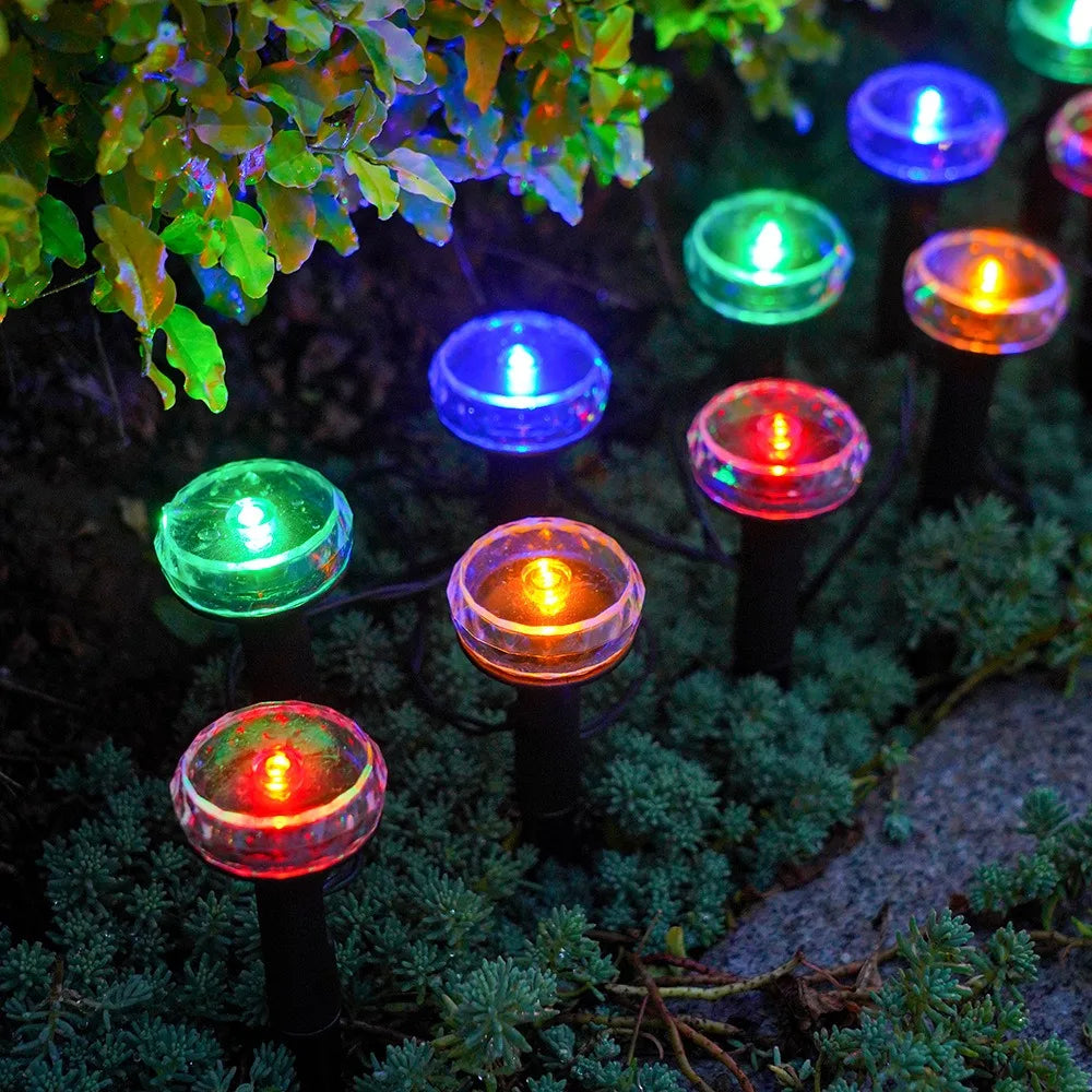 Solar Bubble Ball Ground Stake String Lights – Garden Décor