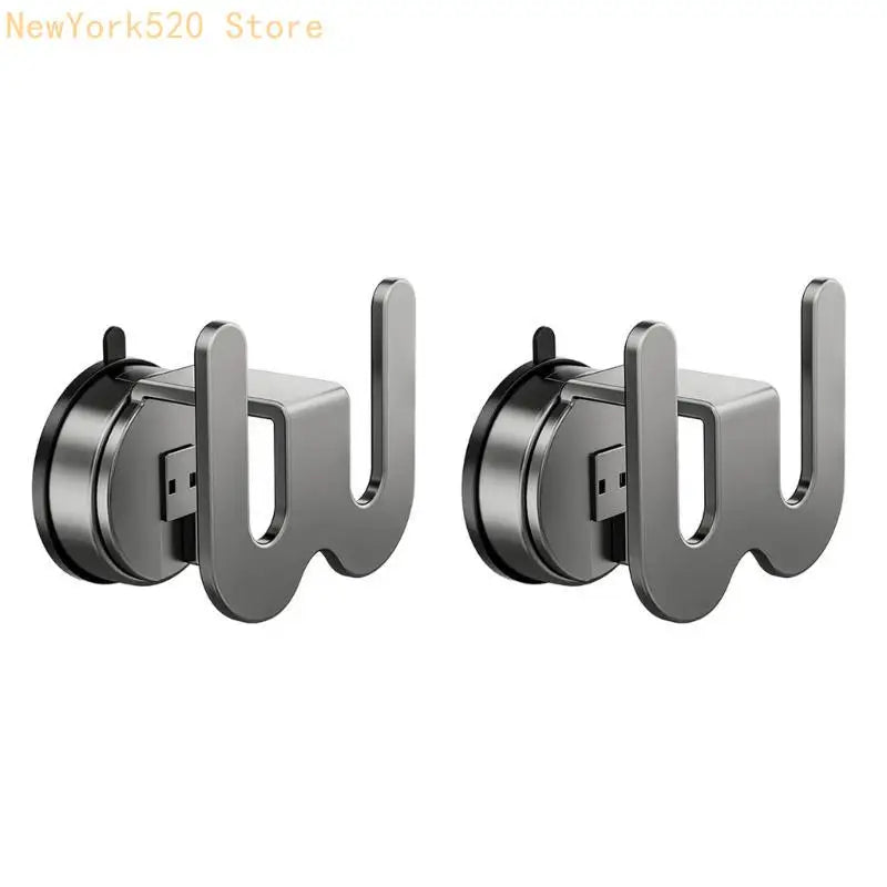 No-Drill Suction Cup Slipper Rack – Bathroom Wall Organizer