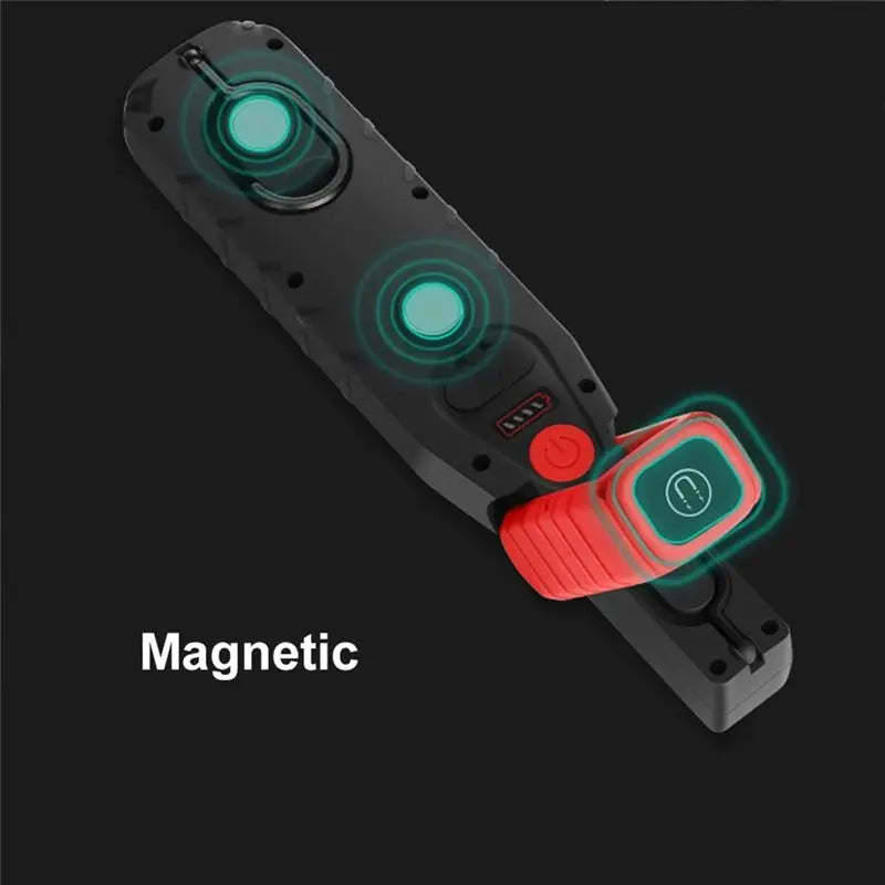 VIBE USB Rechargeable COB LED Work Light Magnetic Camping Lantern