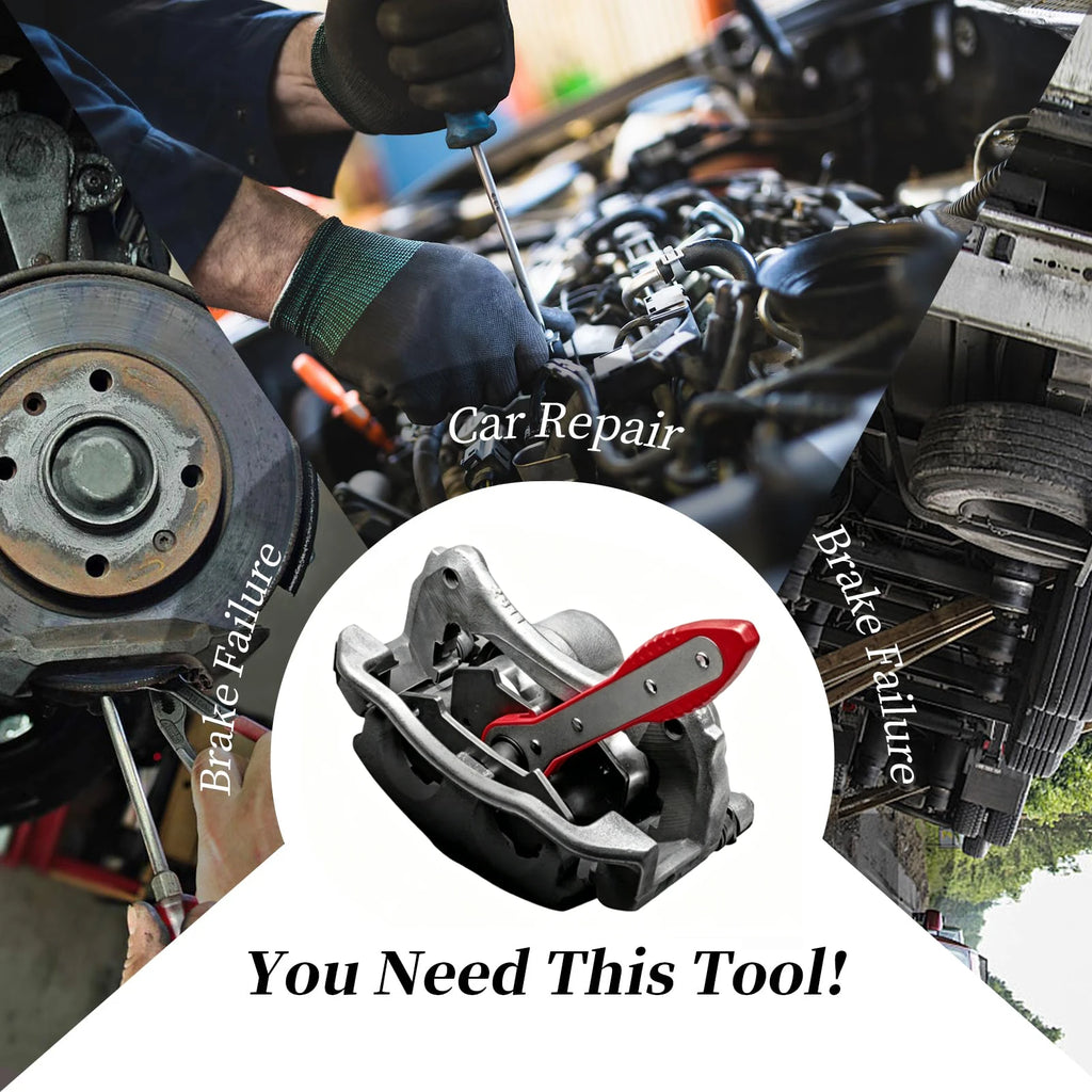 360° Brake Caliper Piston Compressor Tool – Heavy-Duty Steel