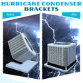 4-Pack Hurricane Condenser Brackets with Screws & Clips