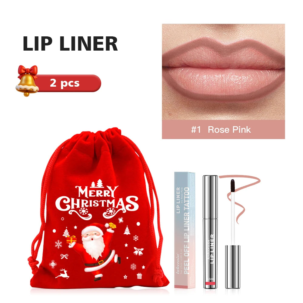 Peel-Off Lip Tint Liner – Waterproof Matte Long-Lasting Color