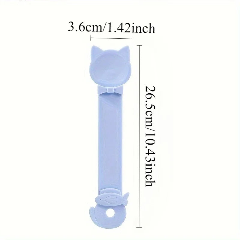Easy-Squeeze Cat Treat Dispenser – Long Handle Lickable Feeder
