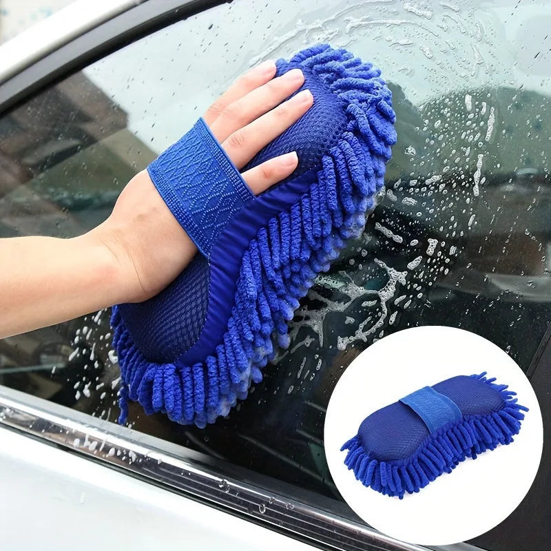 Microfiber Car Cleaning Sponge – Auto, Home & Motorcycle