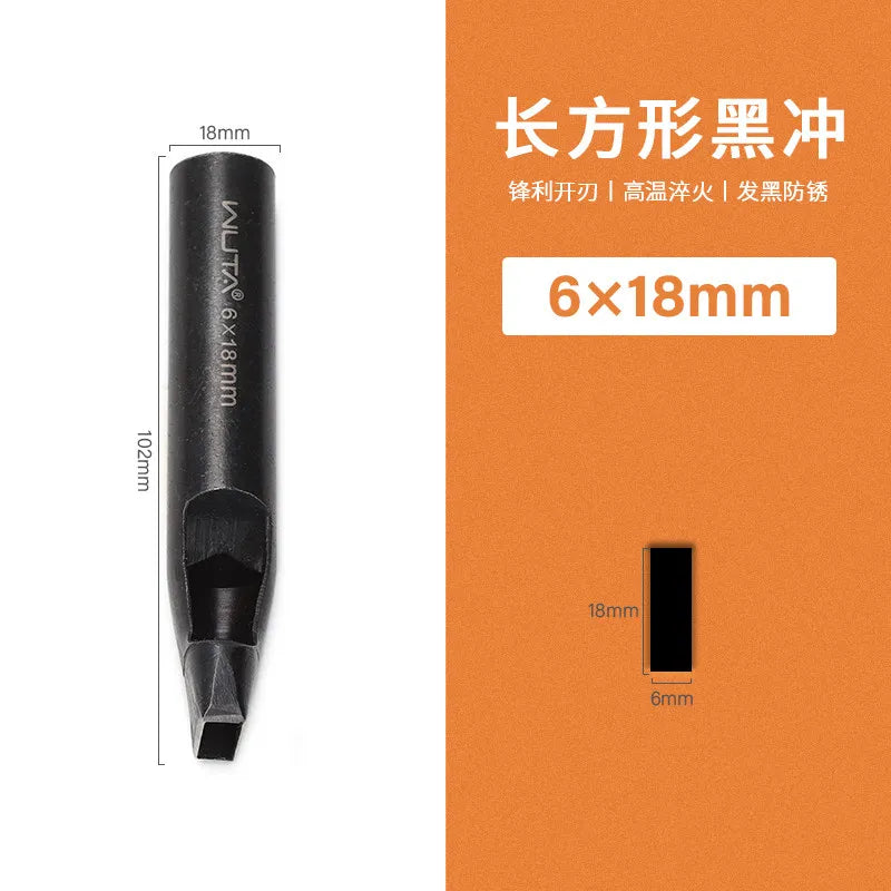 WUTA Rectangular Leather Belt Punch – DIY Manual Strap Tool