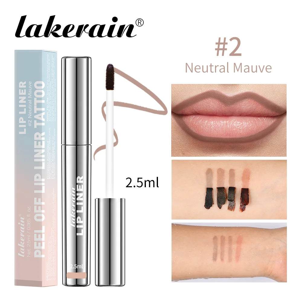 Peel-Off Lip Tint Liner – Waterproof Matte Long-Lasting Color