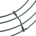 14-Inch Green Metal Wire Wreath Frame for DIY Décor – 2 Pack
