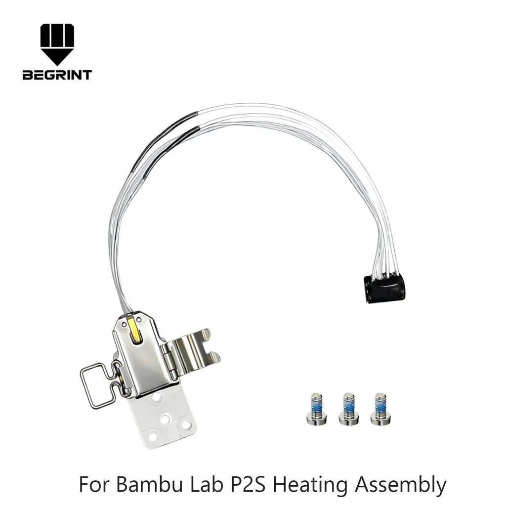 Bambu Lab P2S Hotend Heating Block Assembly – Heater & Thermistor
