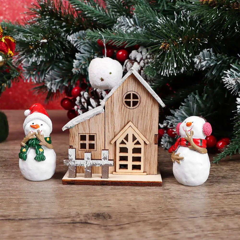 Christmas Miniature Figurines Fairy Garden Resin Ornaments