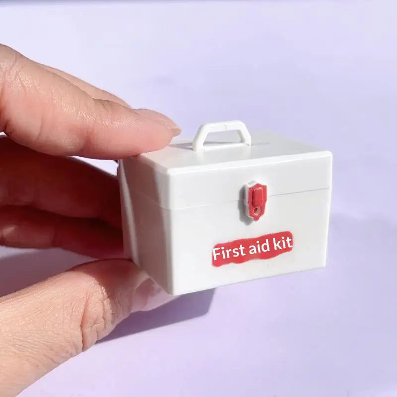 1:12 Dollhouse Miniature Medicine Box Emergency Case Model