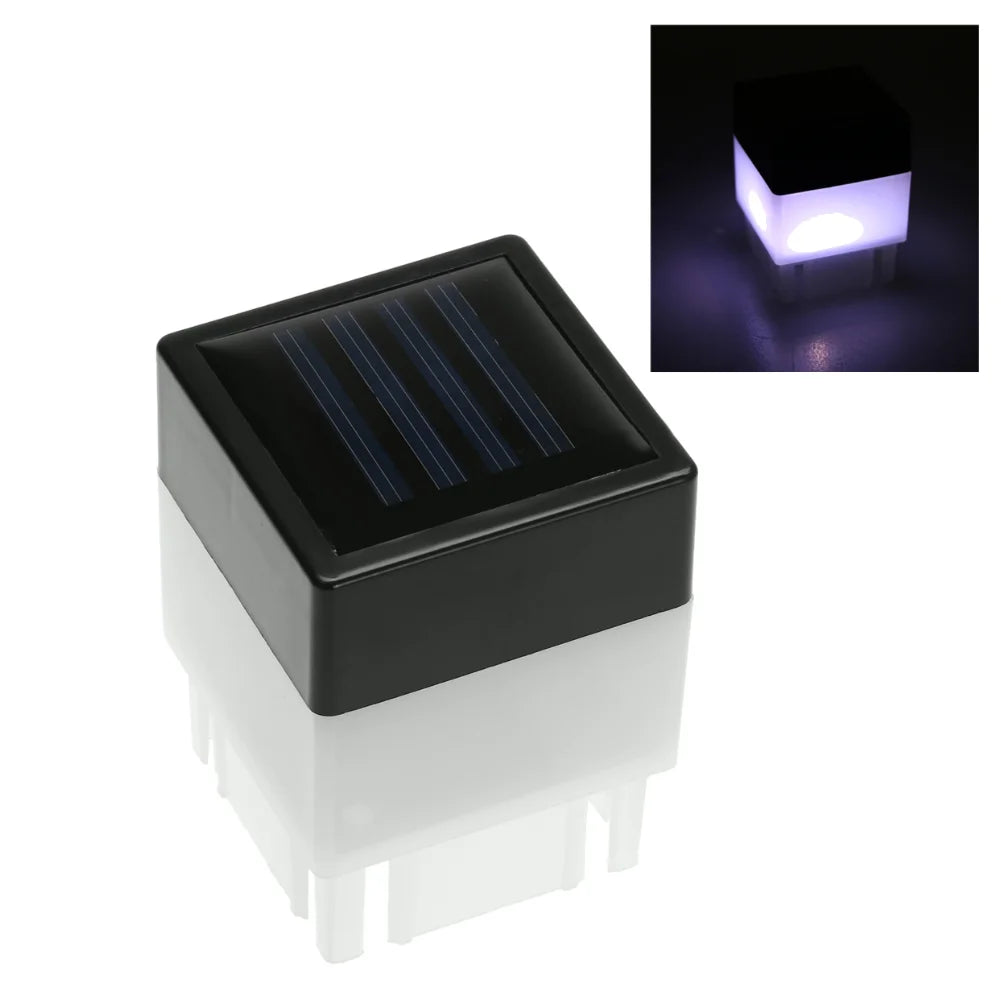 Solar LED Fence Post Light – Waterproof Outdoor Garden Lamp