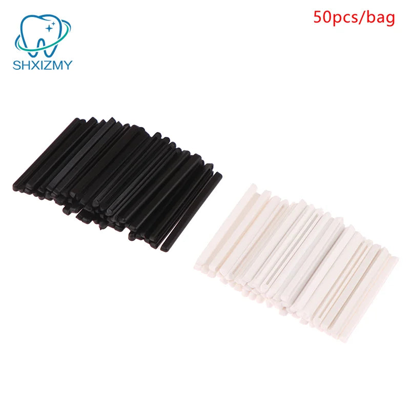 50-Pc Pet Clipper Blade Guide Replacement Set – Black & White