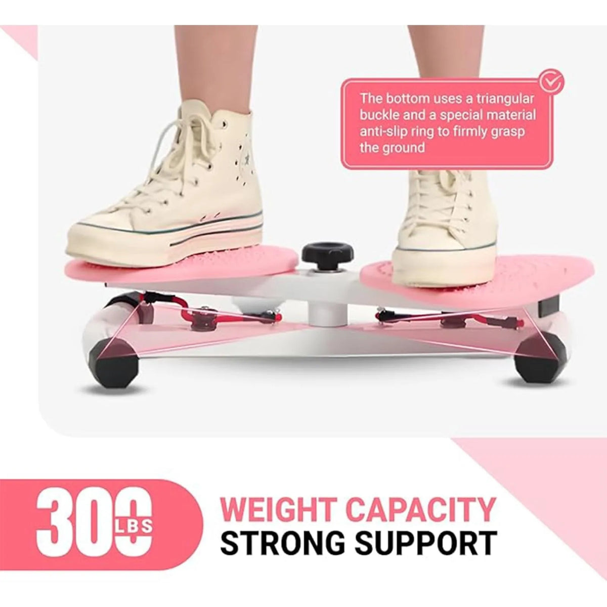VIBE Waist Twister Board with Resistance Band – Core Fitness