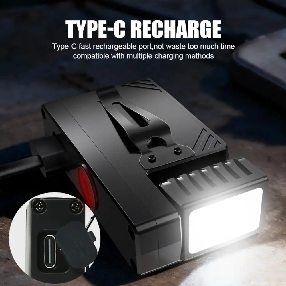 Mini USB Rechargeable Flashlight – Magnetic & Adjustable Angle