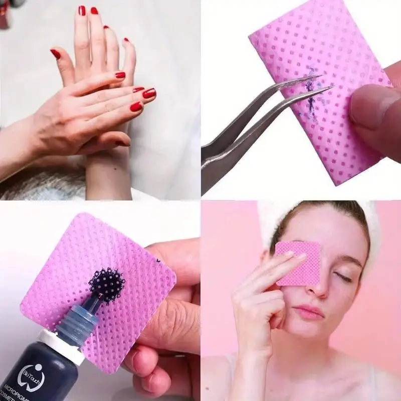200-Pc Lint-Free Nail & Eyelash Wipes – Salon Quality