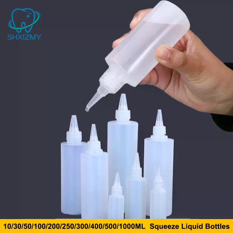Plastic Squeeze Dropper Bottle with Screw Cap 10–1000ml