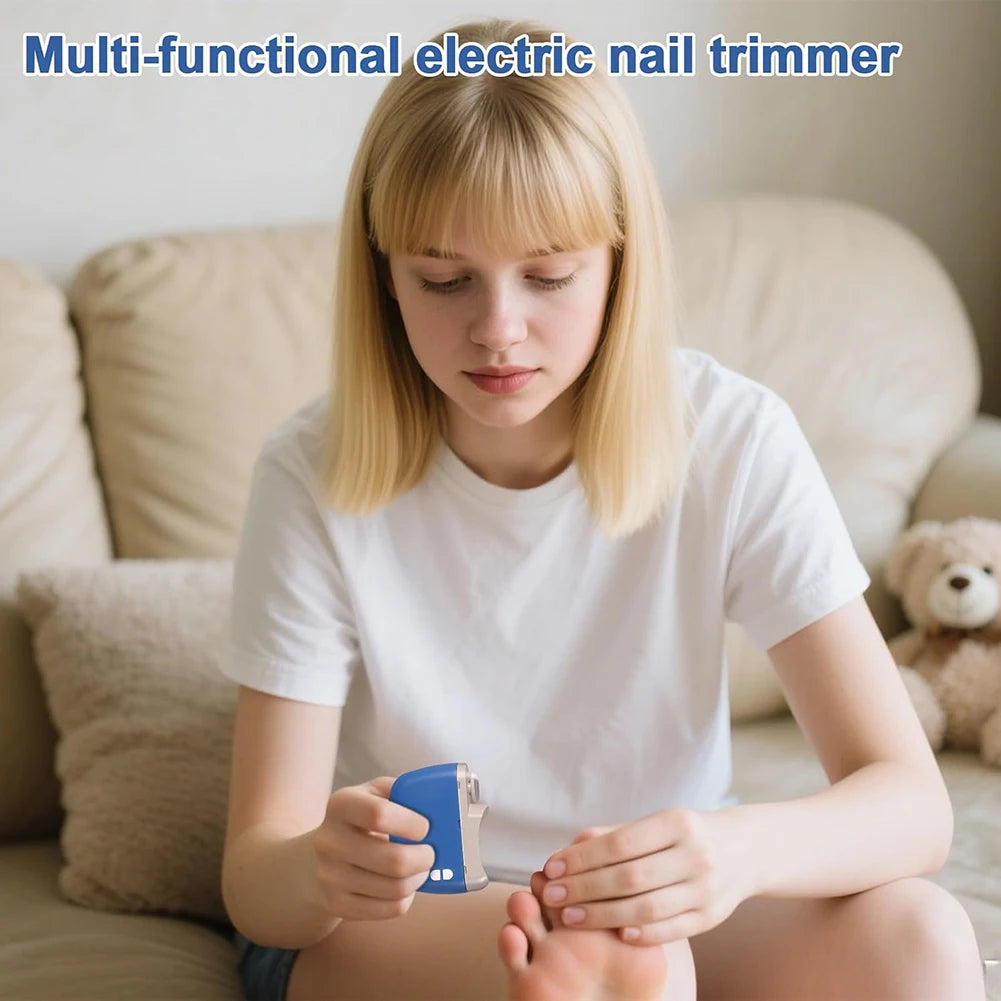 Automatic Electric Nail Trimmer & Grinder – Safe for Kids & Seniors